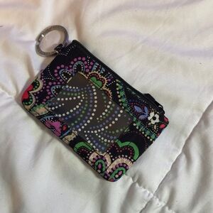 Vera Bradley Keychain ID Coin Pouch